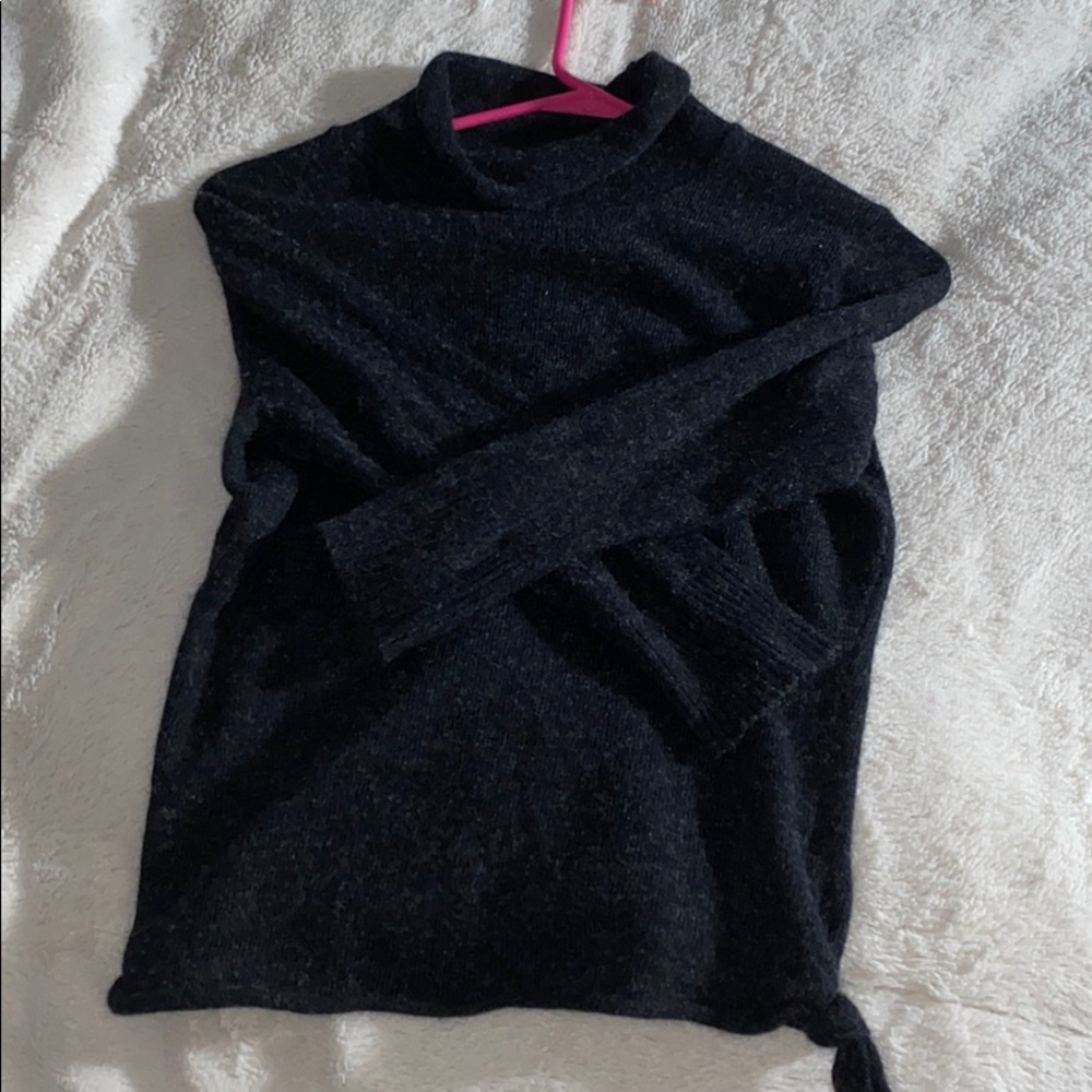 Black j crew sweater
